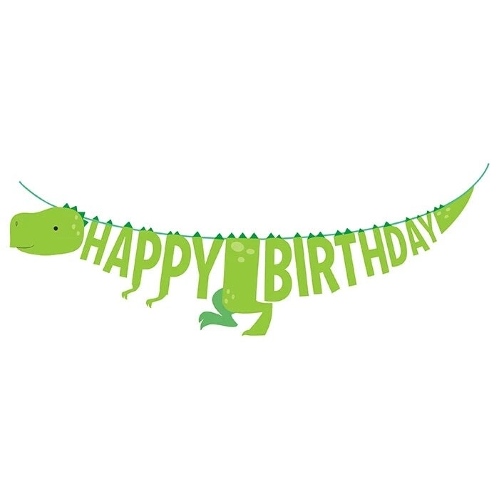 CREATIVE CONVERTING Juvenile Birthday Shaped Ribbon Banner - 1 pc