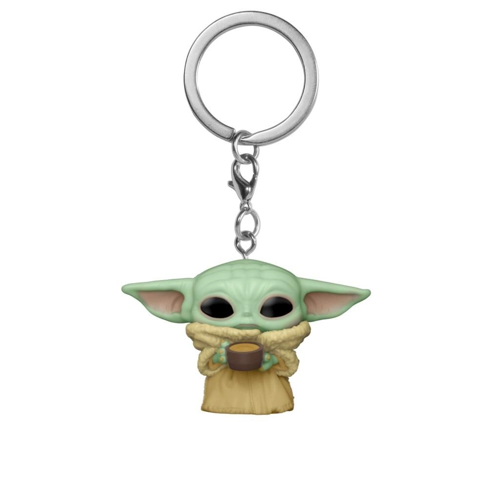 POP! Mandalorian - Child With Cup Keychain