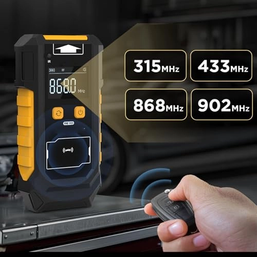 Remote Key Frequency Tester - IR Signal Detector HD LCD Type-C Dual Power