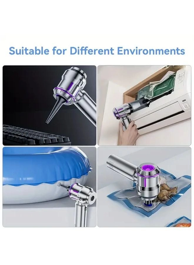 4-in-1 Wireless Handheld Vacuum Cleaner - 2000mAh