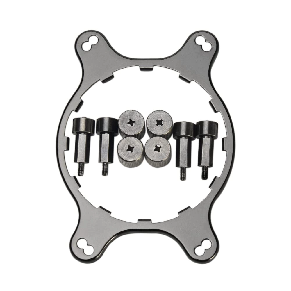 COOL WATER SERIES + CPU COOLING FANS BRACKET + ACCESSORIES KIT + MOUNTING HEATSINK HOLDER BACK PLATE
