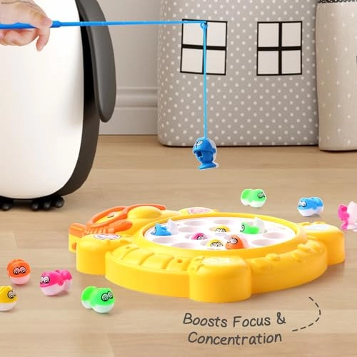 FIRSTCRY INTELLISKILLS Electronic Fishing Game - 20 pieces