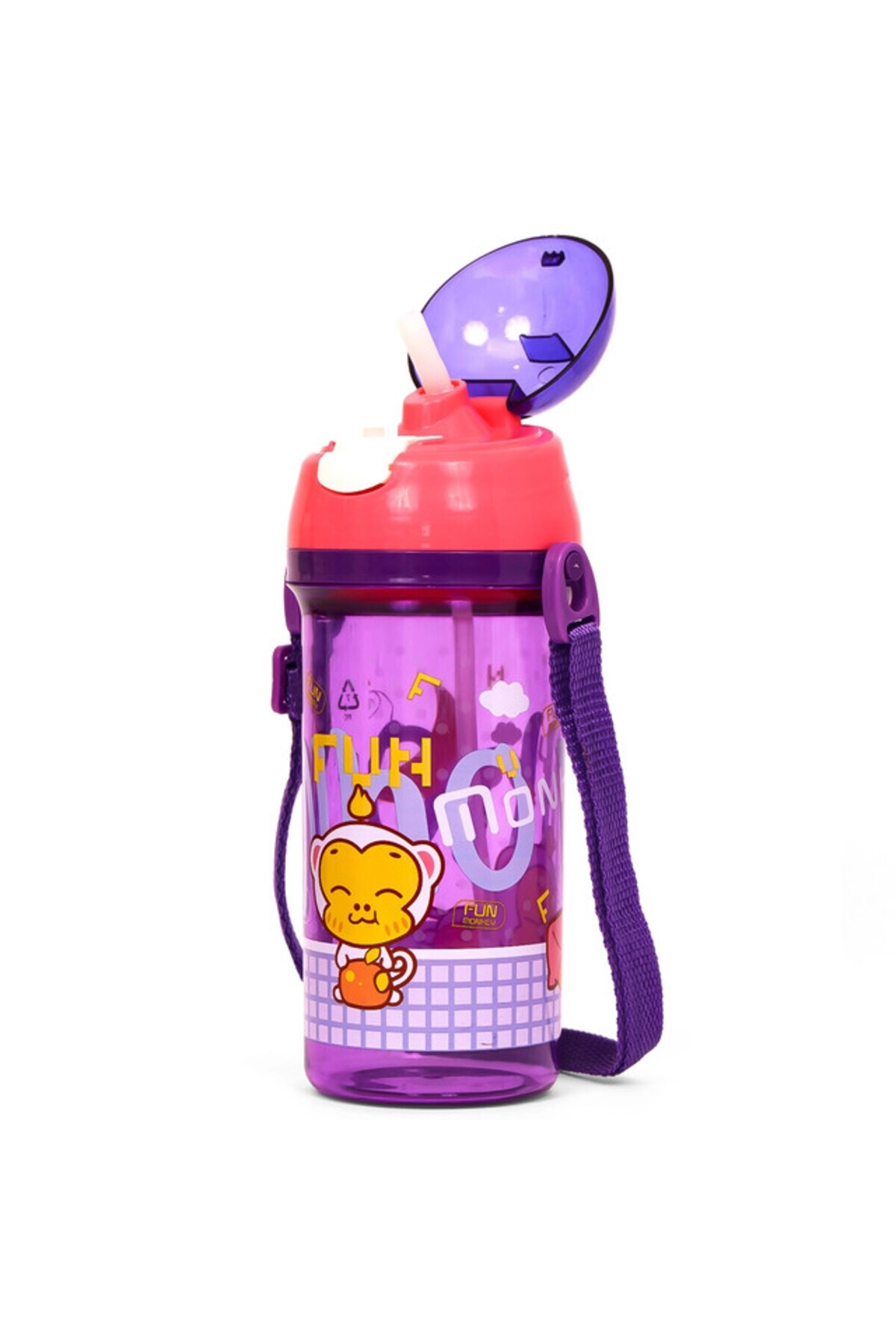 Kids Water Bottle - One Touch Button 600 ml