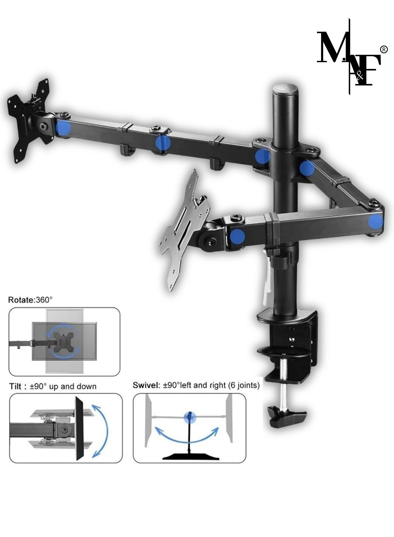 SS02-42DL - Dual 32inch 75x75mm 100x100mm