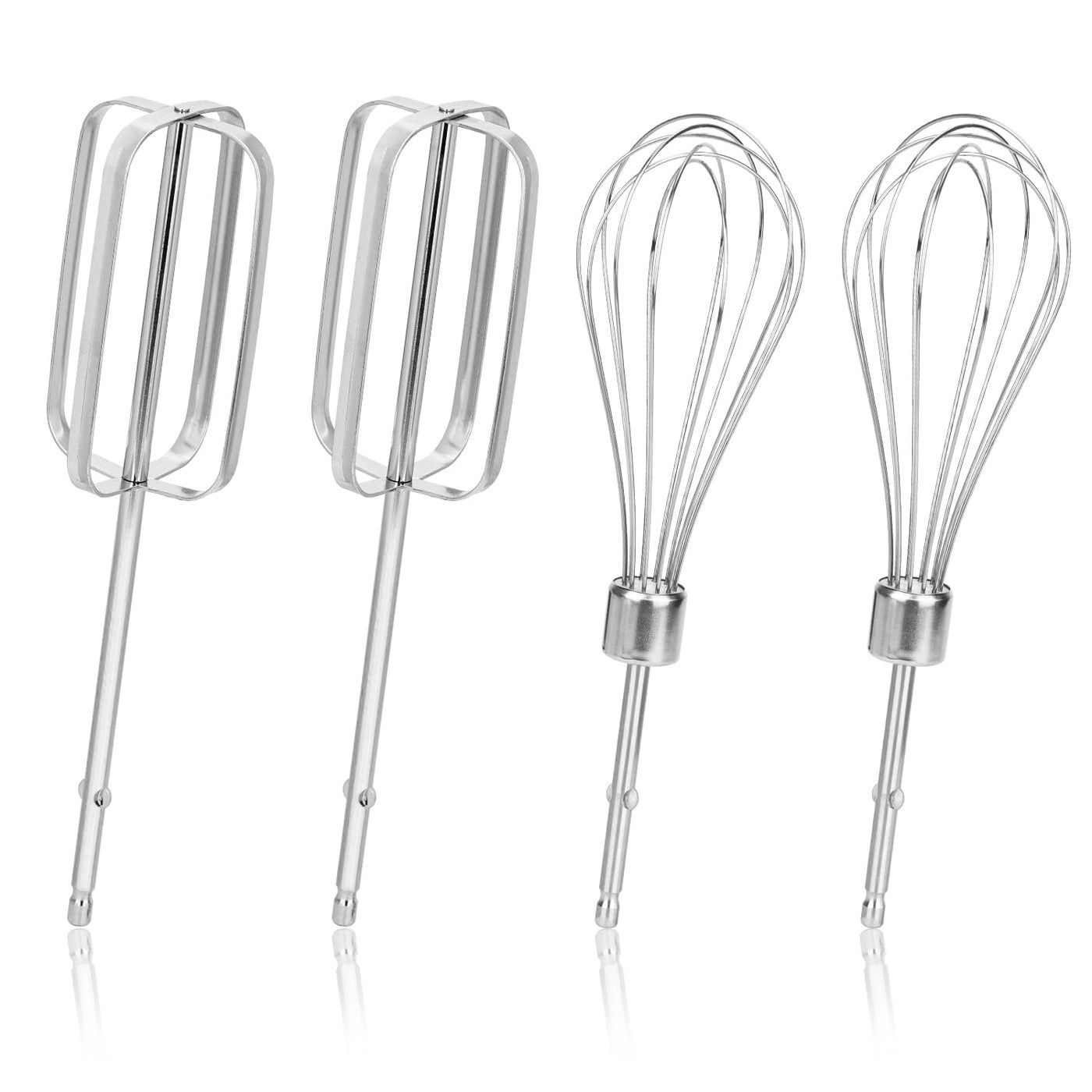 NQEUEPN Hand Mixer Beaters - Stainless Steel 2 Styles