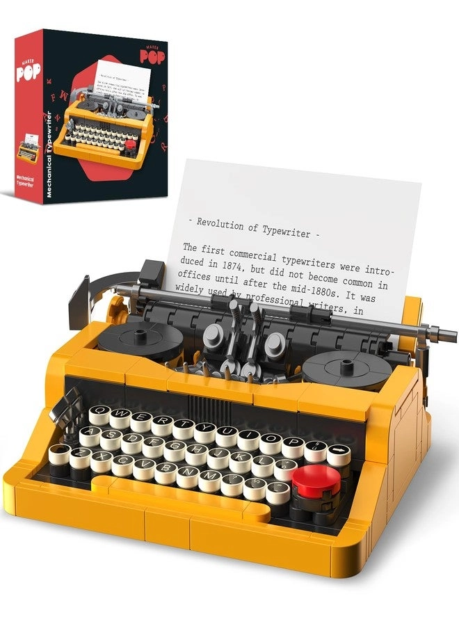 NEWABWN Typewriter - Compatible with Lego Retro Mini Model
