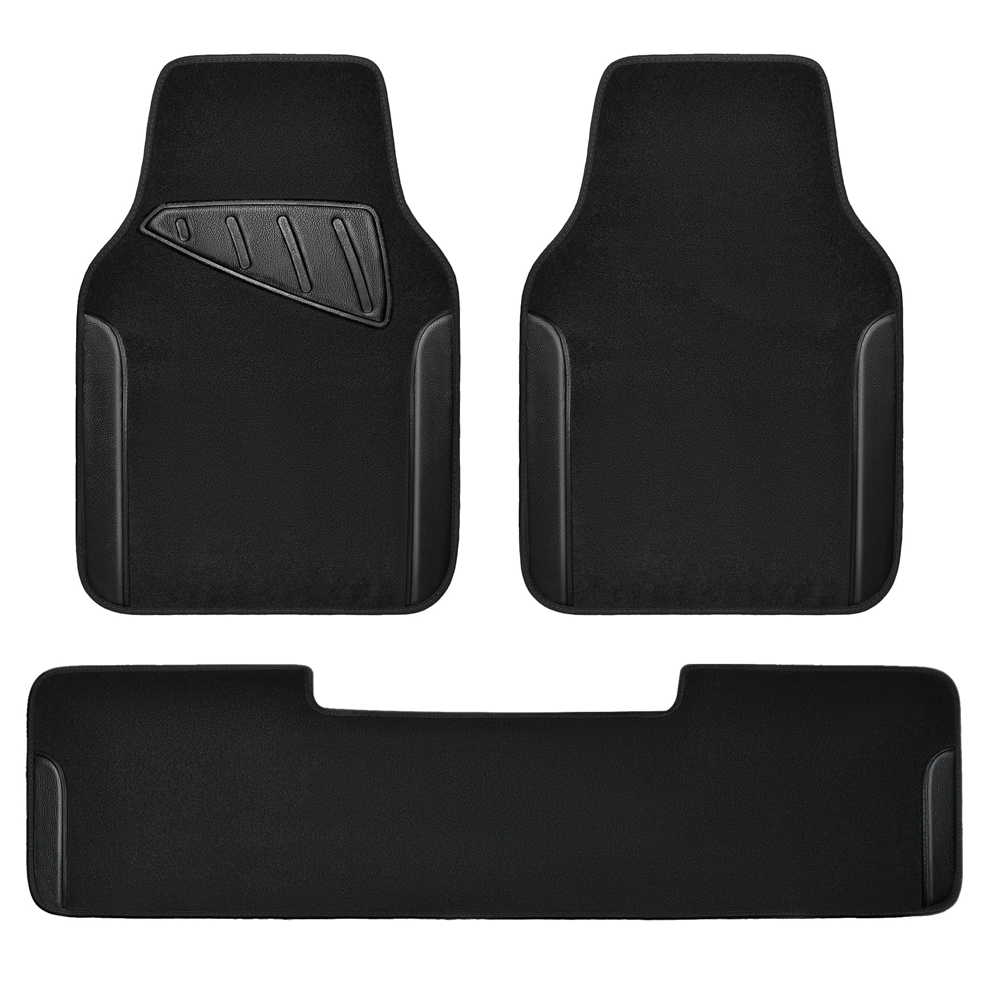 Jelly Waterproof Universal Fit Car Floor Mats - Pink Leather