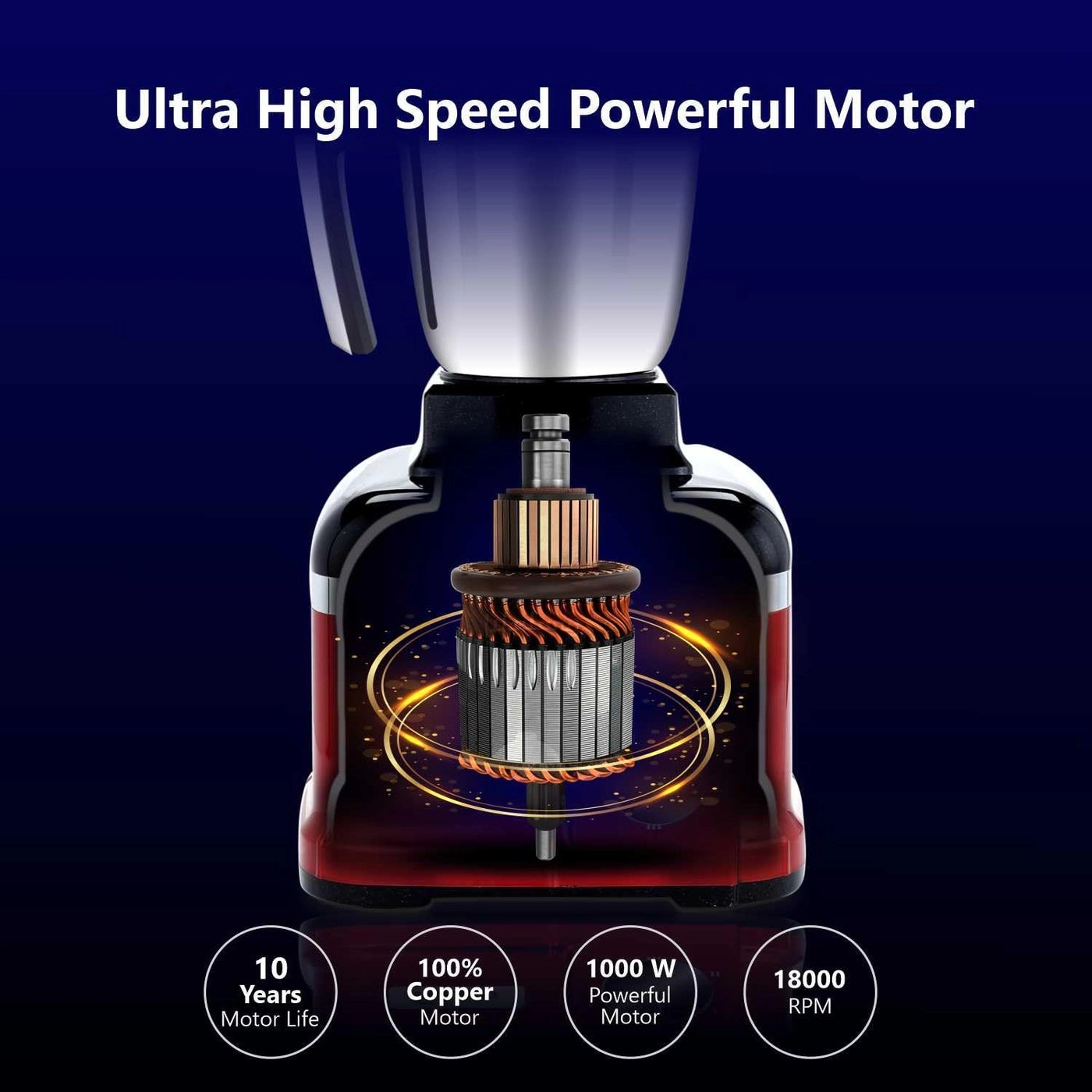 Premium Mixer Grinder - 1.5 Ltr 1000W