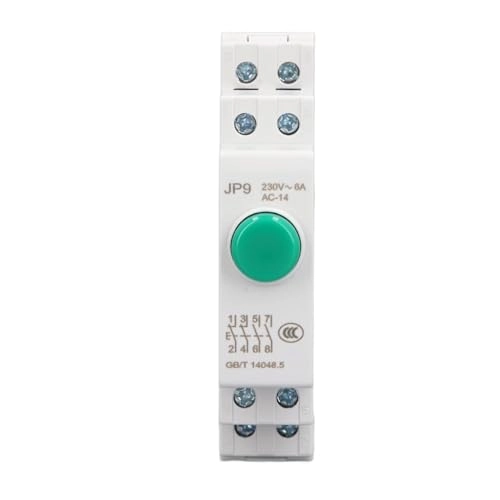 Mingzhe JP9 - Din Rail Push Button 2NO 2NC
