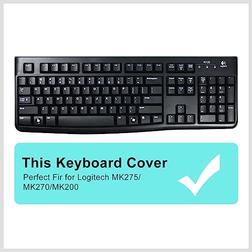 Silicone Keyboard Cover - Compatible with MK270 K200 K260 K270 MK200 MK260 MK275 MK295 Gradient Blue