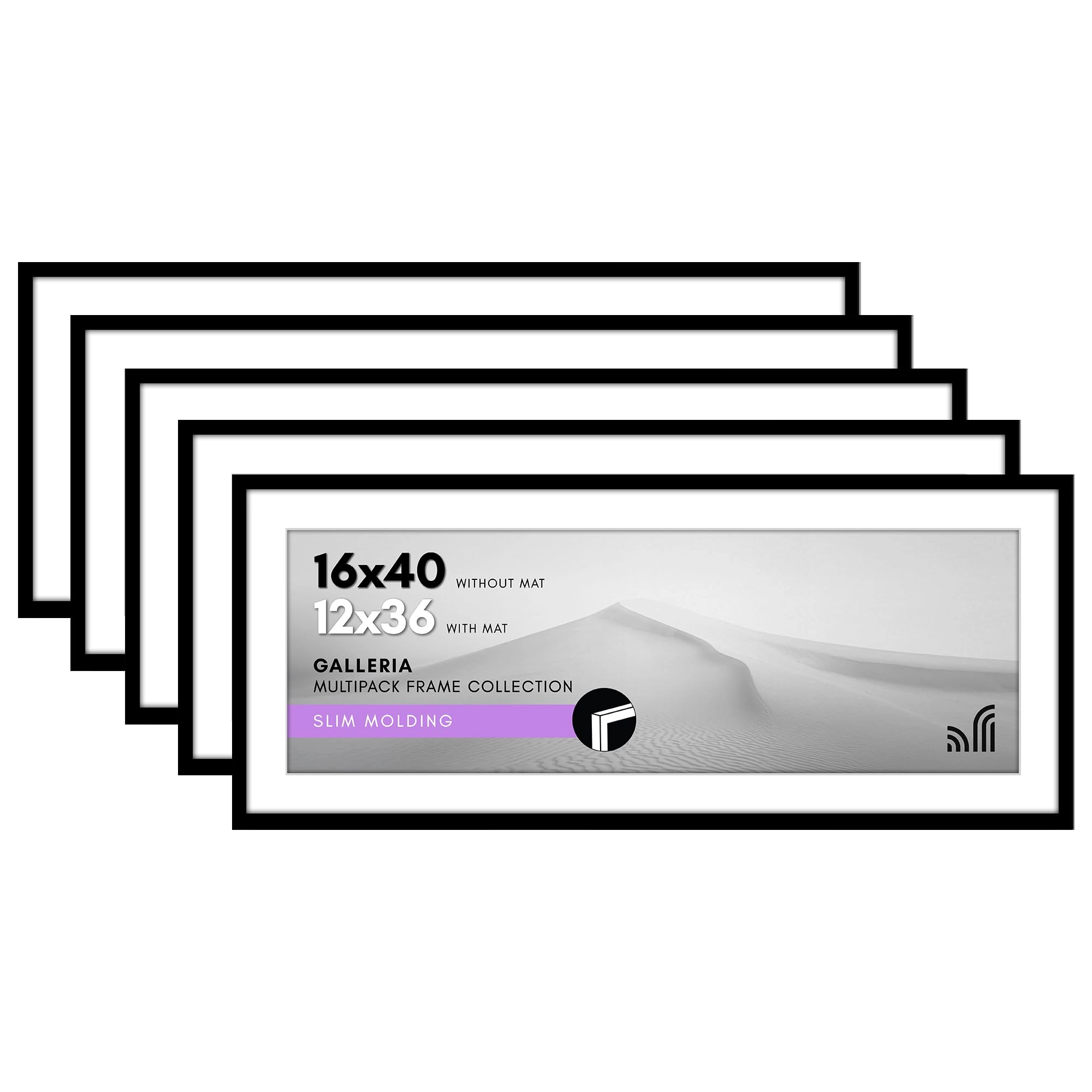 Americanflat PS1640BLK12365PK - 16X40