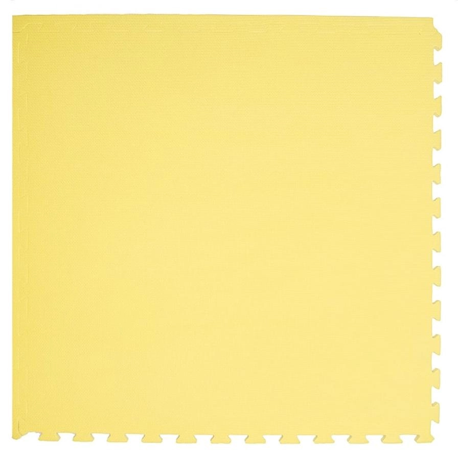 Tinyann Interlocking Foam Activity Mat - 100 x 100 x 2 cm Yellow