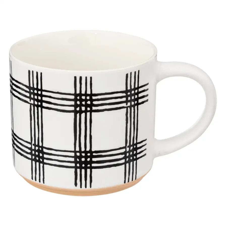 New Bone China Mug - Assorted colors/designs 460 ml