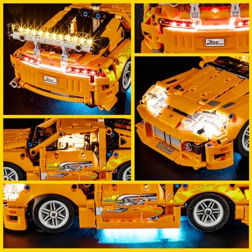 Light Kit for LEGO 42204 Toyota Supra MK4 - Plastic Fast and Furious 1