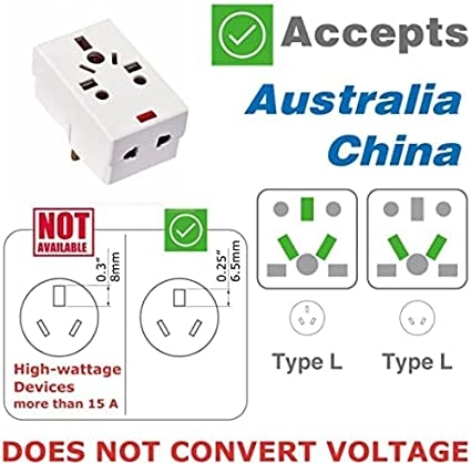 03 Way Adapter - KSA/UAE/UK/HK US/AU/JP/CN