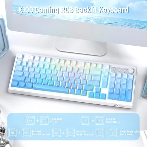 K100 - 2.4GHz Wireless Bluetooth USB-C