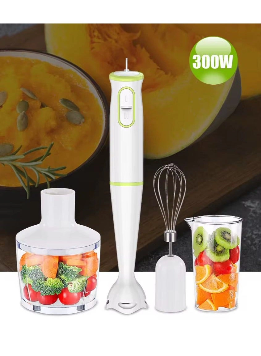 4-in-1 Hand Blender/Mixer Grinder - Versatile Juicer and Smoothie Blender for Home, Office, and Camping