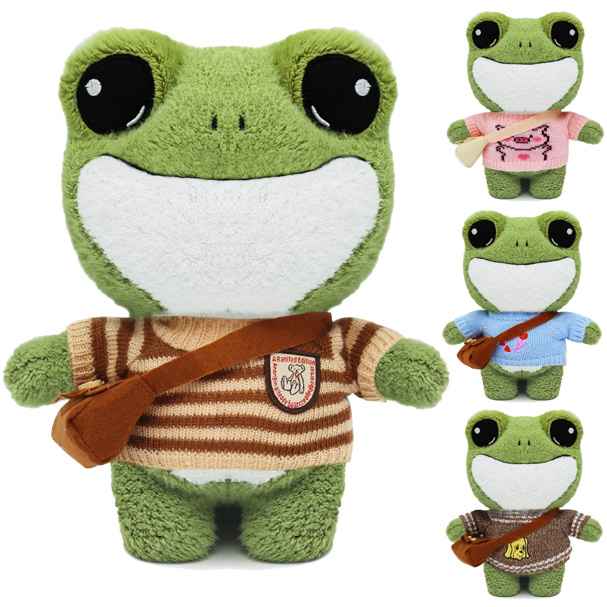 Ratoher Frog Plush 30 cm - Green Standing