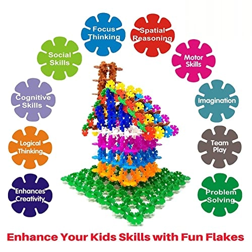 snowflake building blocks - 500 pcs