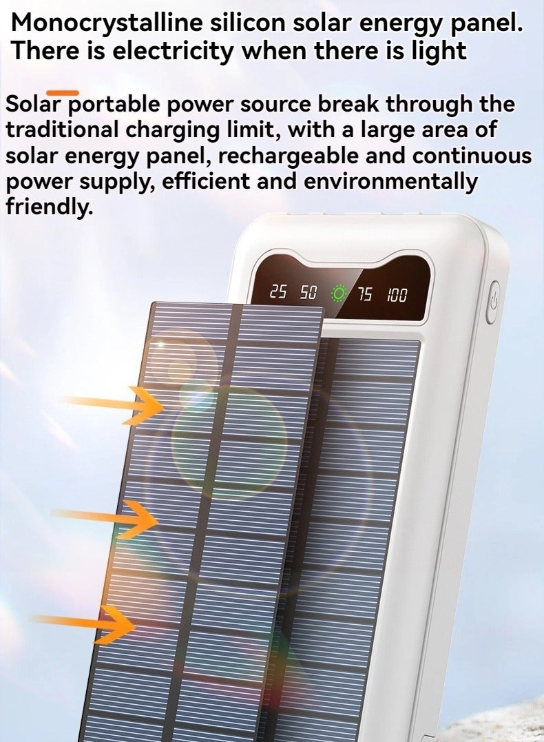 Multi-function solar power bank - 10000 Watt-hour