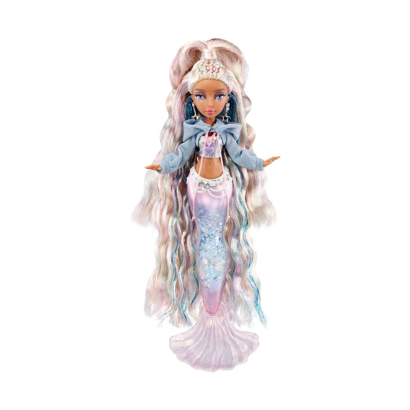 Mermaze Mermaidz Kishiko Mermaid Fashion Doll - Winter Waves Color Change Fin Glitter-Filled Tail
