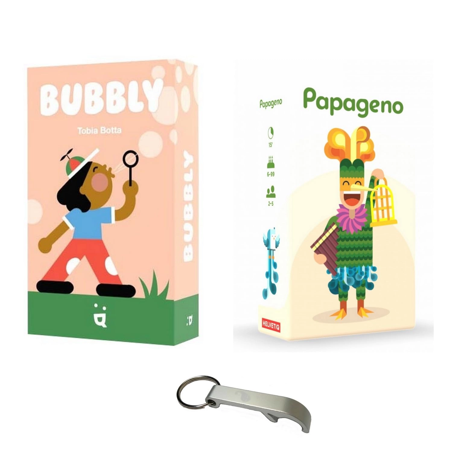 Blumie Shop Papageno + Bubbly + Bottle Opener - 6 years and up