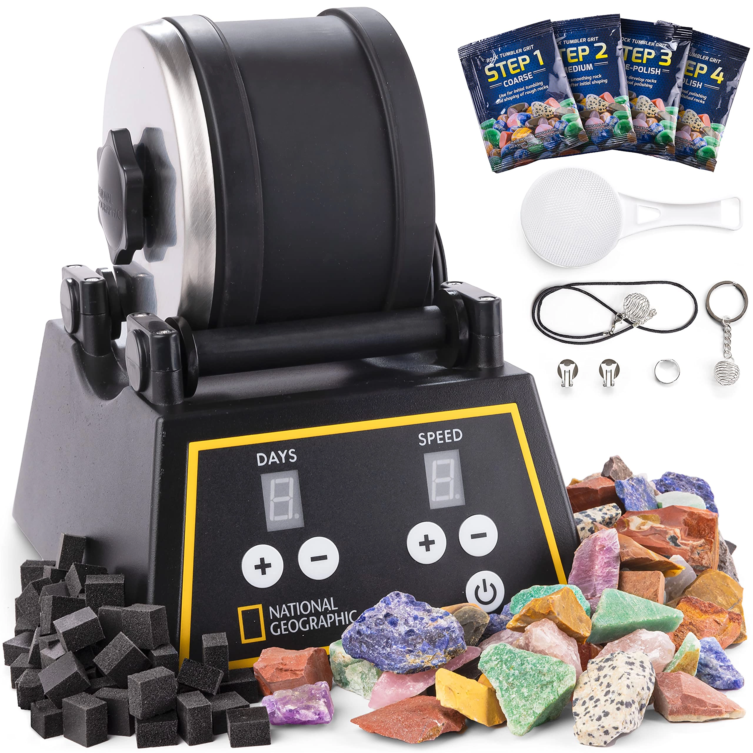 Professional Rock Tumbler Kit - Geology 8 years+