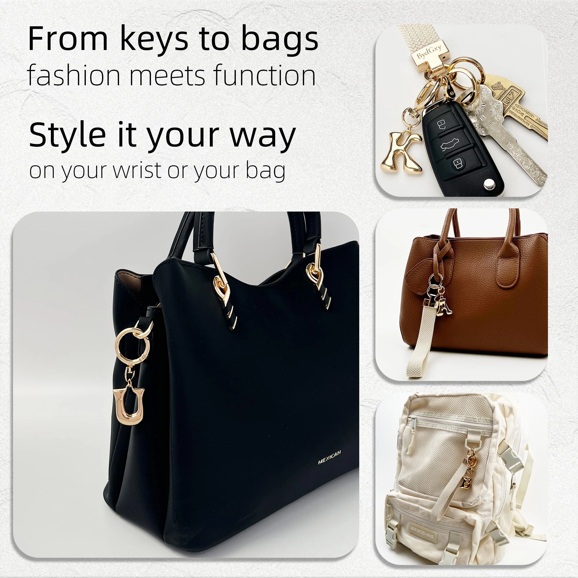 Initial Keychain - Letter