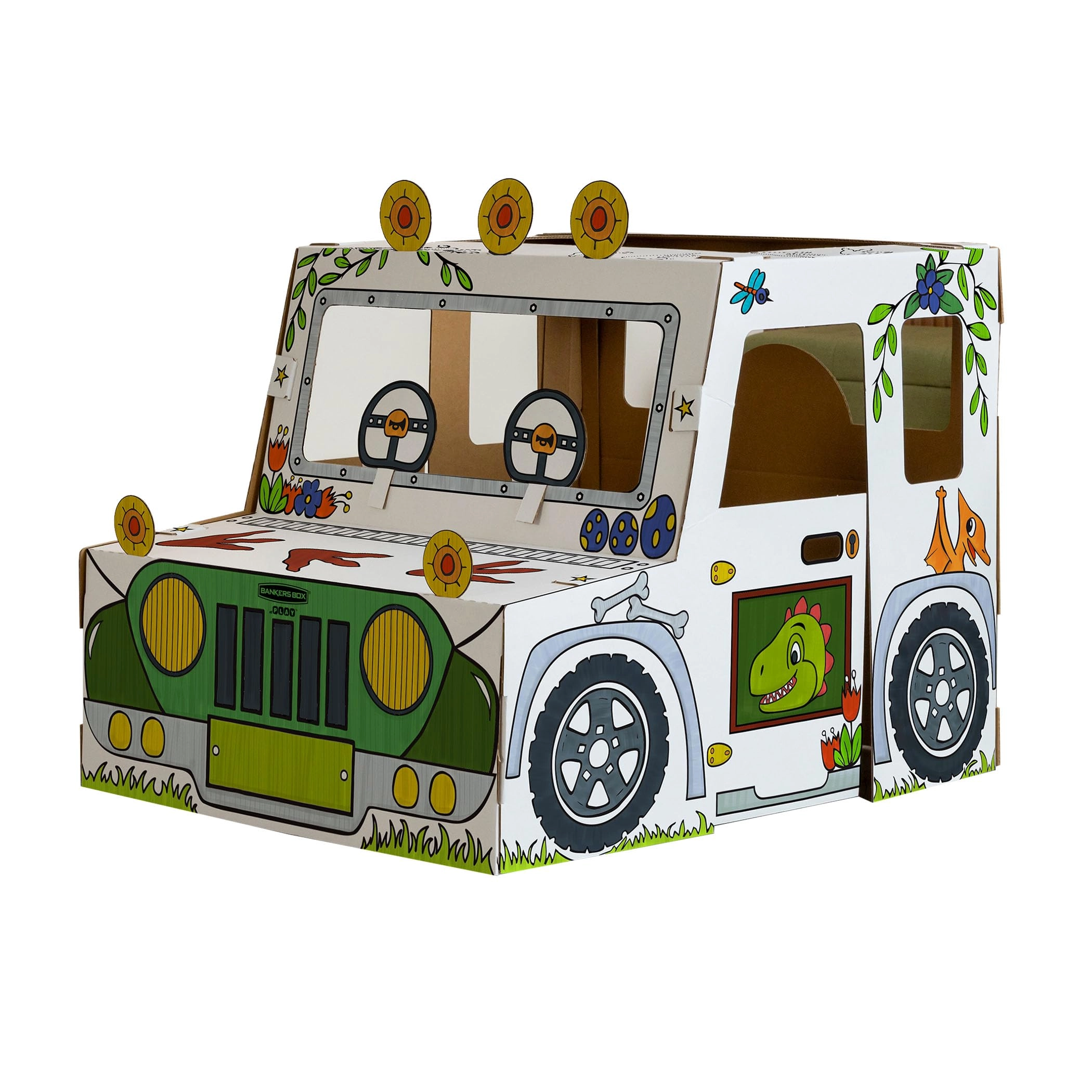 Fellowes Dinosaur Truck Playhouse - 3+ years 1 pcs