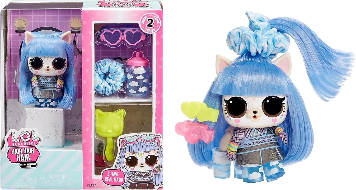 MGA Entertainment Hair Hair Hair Pets - Real Hair 10 surprises