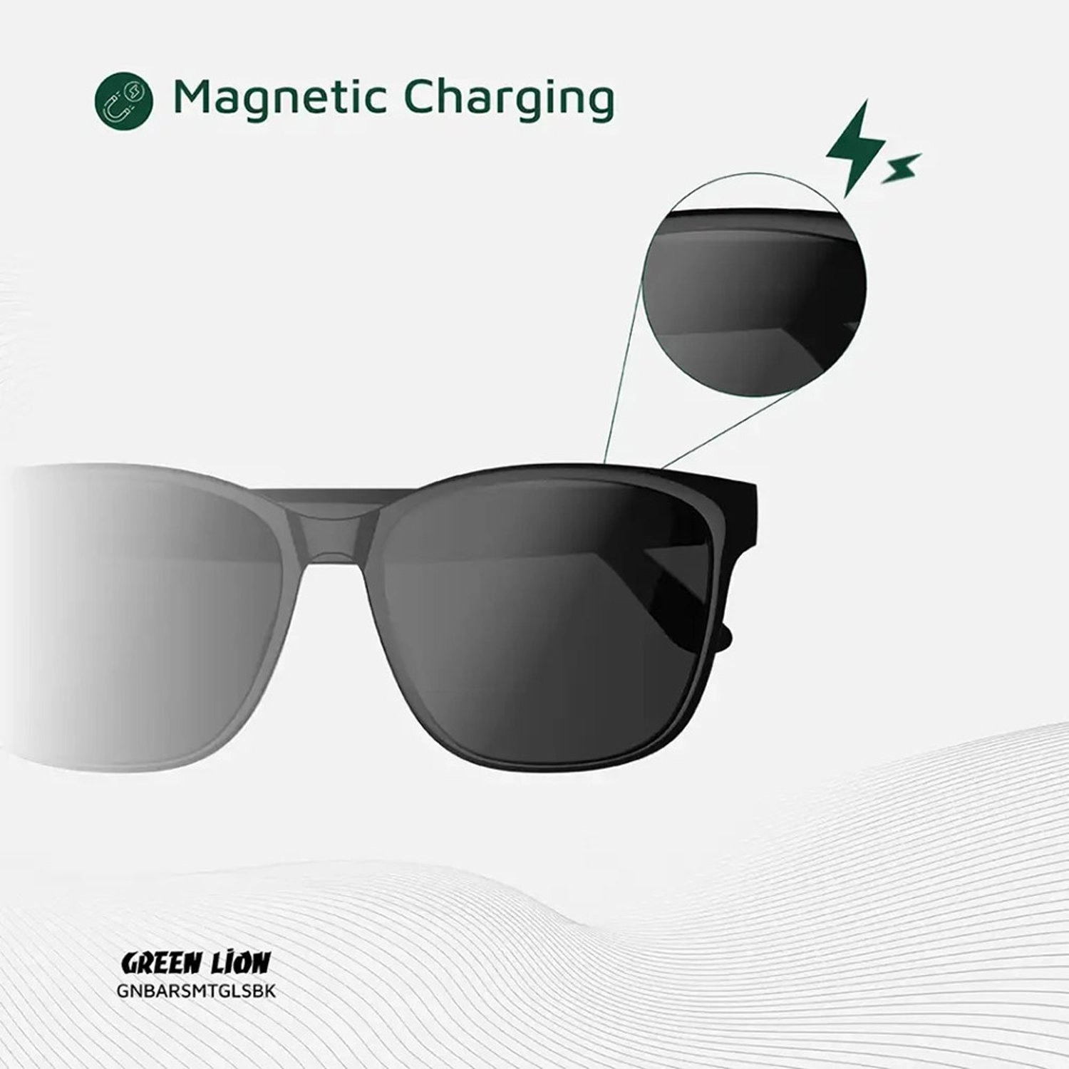 Barcelona Smart Audio Glasses - Bluetooth 5.4 5 Hours Magnetic Charging