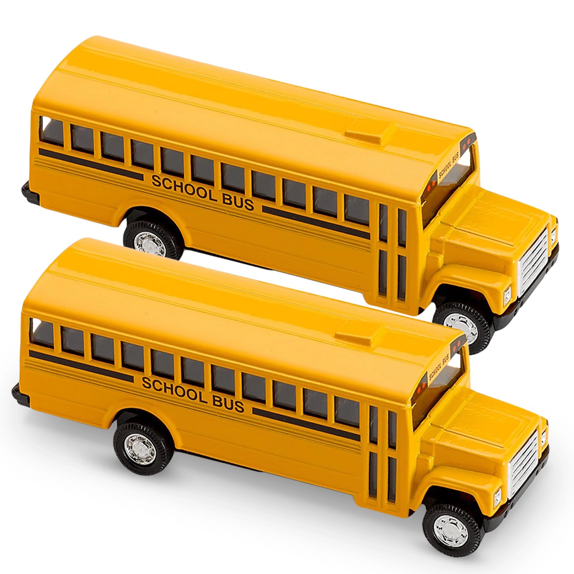 Better Basics Diecast School Bus - 2 pcs