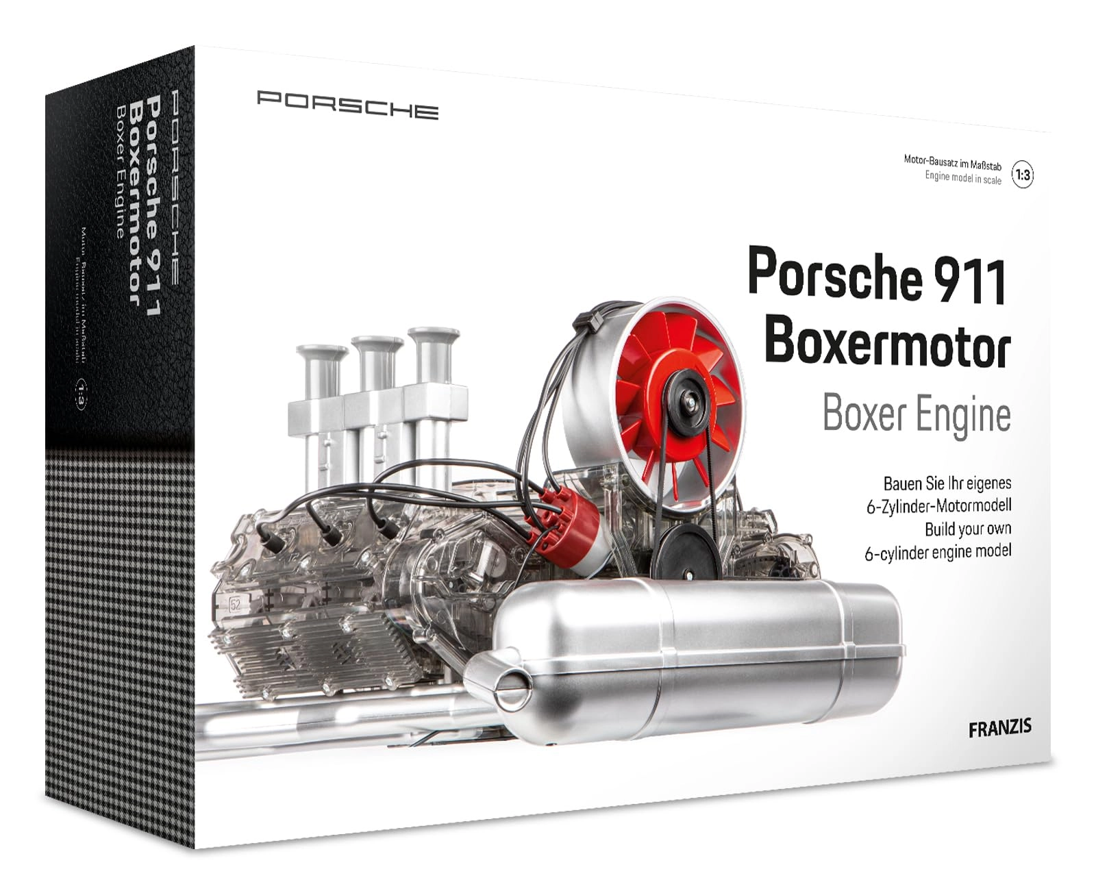 Franzis Verlag Porsche 911 Boxer Engine Facelift Model Kit (67224-7) - 1:4