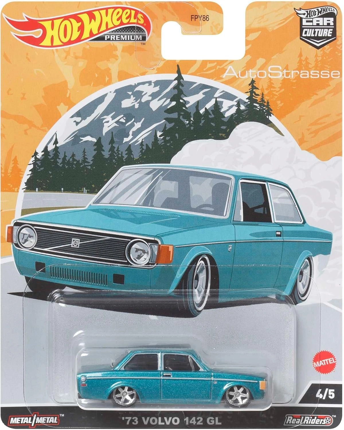 Mattel Volvo 142 GL - 1:64 1pcs