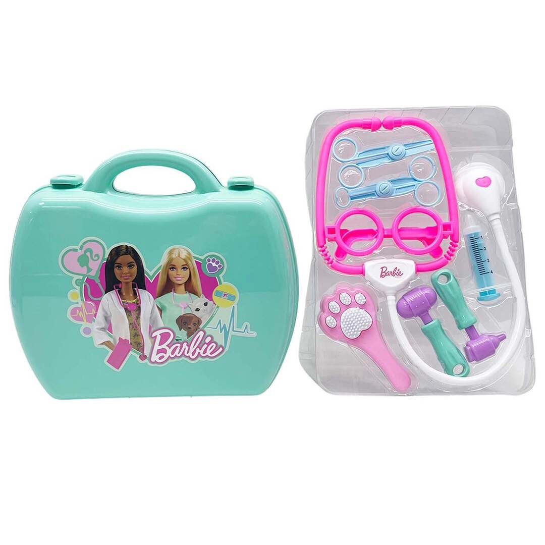 2-in-1 Mega Doctor and Vet Dual Role Play Set - 30+ pcs