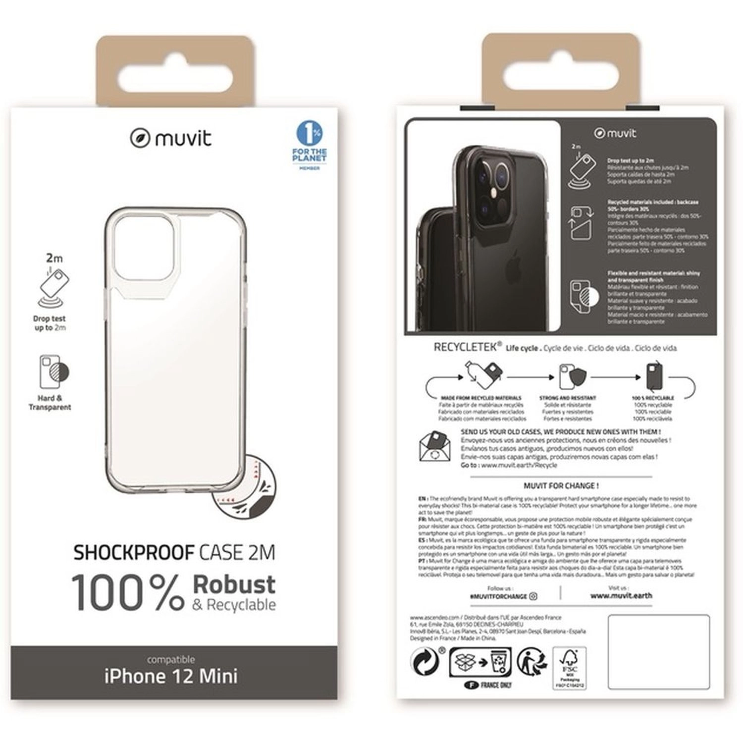 Antibacterial Soft Case for iPhone 12 Mini