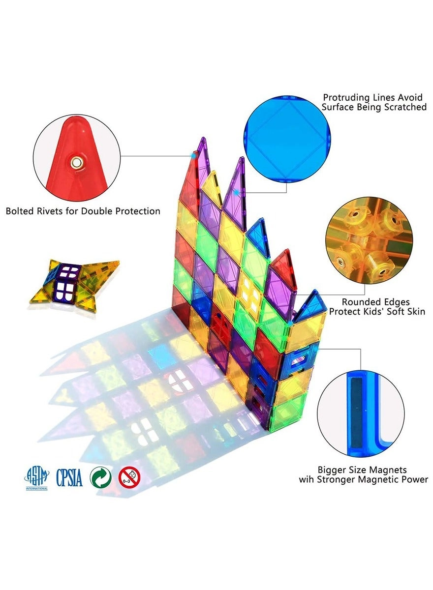 Magnetic Building Blocks - 60 pcs