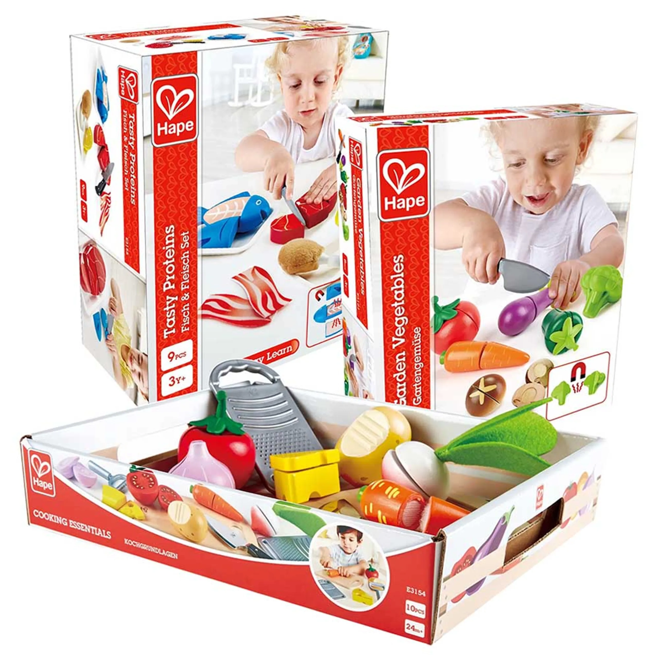 Kid's Cooking Essentials Wooden Toys - 19pcs (BDM-BNDLE0094)