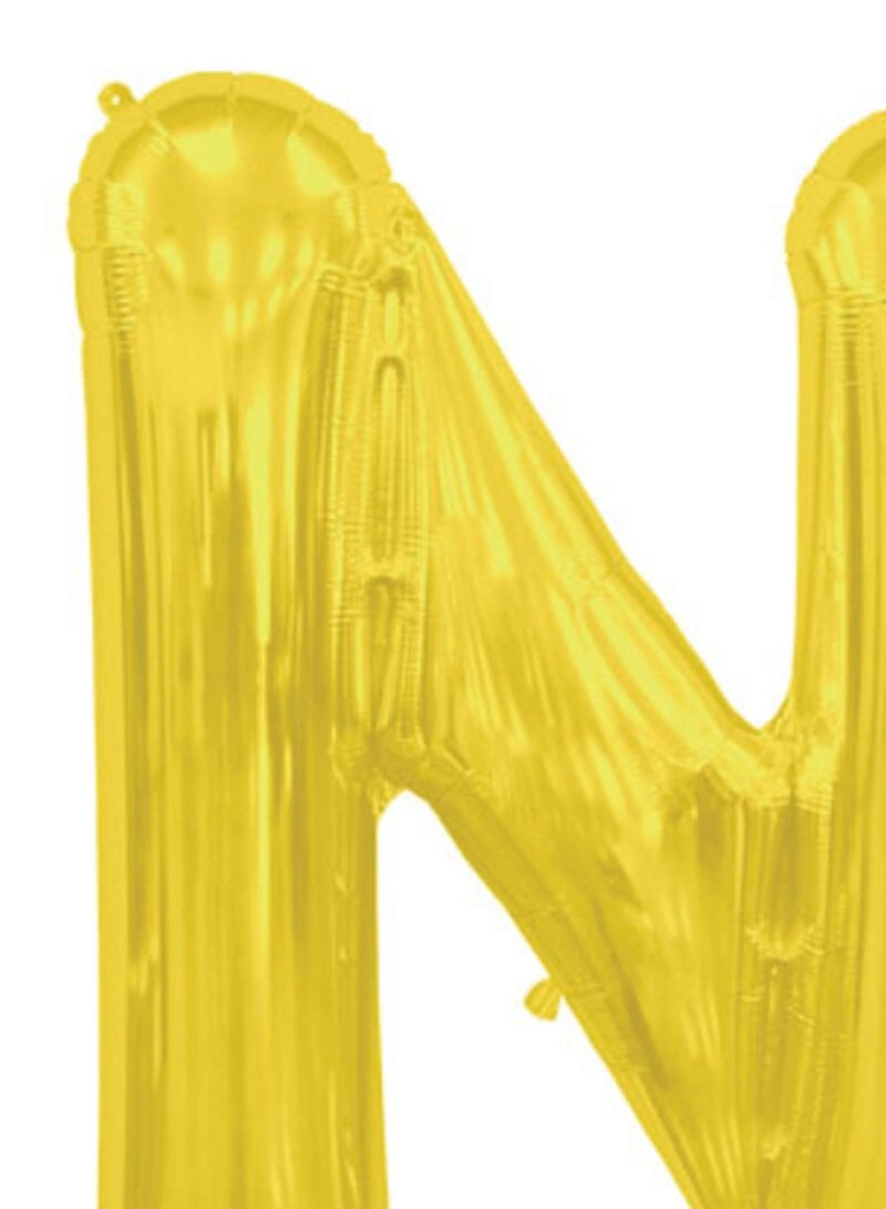 N Letter Shape Foil Balloon