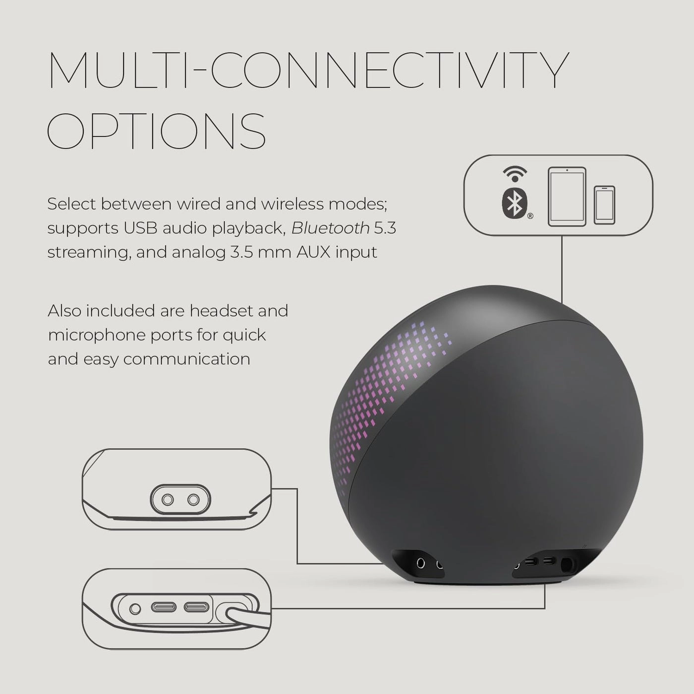 Pebble PlUS - 2.1 8W Rms