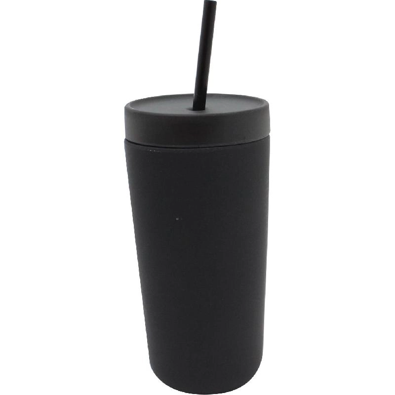 Bamboo Fibre Water Bottle - Straw 500 ml