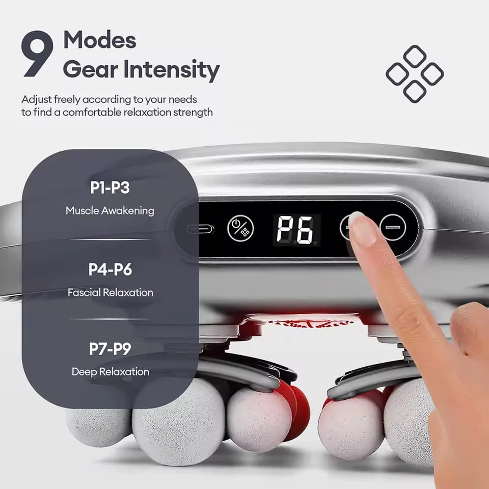 18 Head Electric Body Massager - USB Charging Deep Tissue