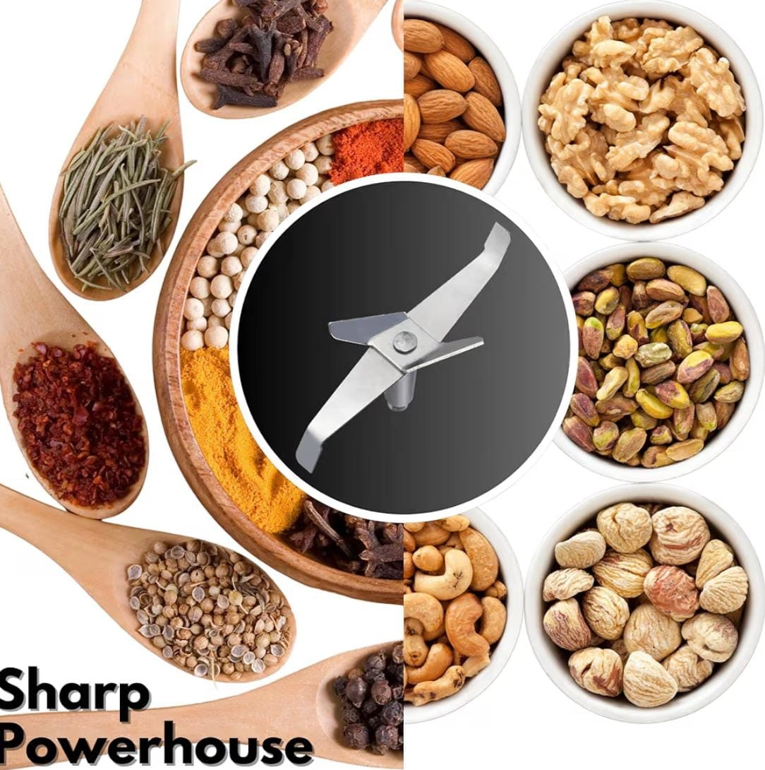 Spice Grinder - Stainless Steel 3-Speed
