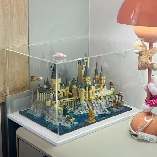 Acrylic Display Case - 1 piece(s) Compatible with Lego Hogwarts Castle 76419, Lego Himeji Castle 21060, Lego Snow White 43242