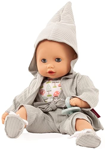 Muffin Lucky Mushroom Doll - 33 cm Vinyl Blue Sleeping Eyes Ages 18 months+