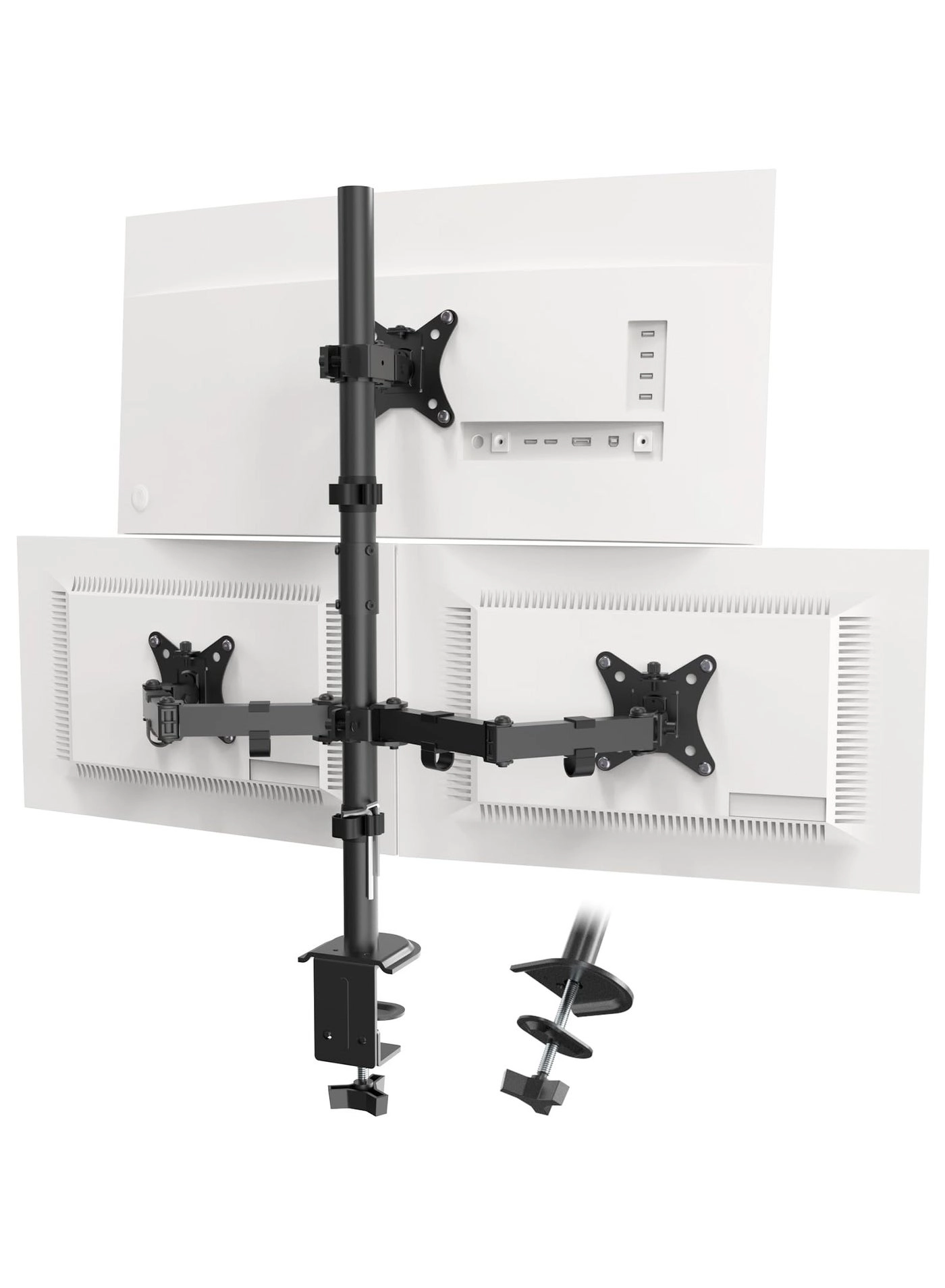Monitor Mount - 3 monitors 13-32 Inch 75 x 75 / 100 x 100