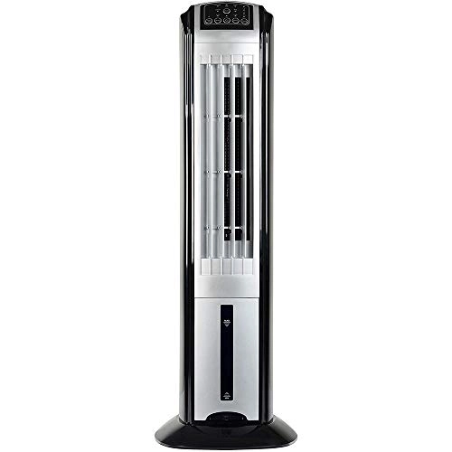 Portable Indoor Outdoor Evaporative Air Fan And Humidifier - 100 Square Foot Effective Range 3 speeds