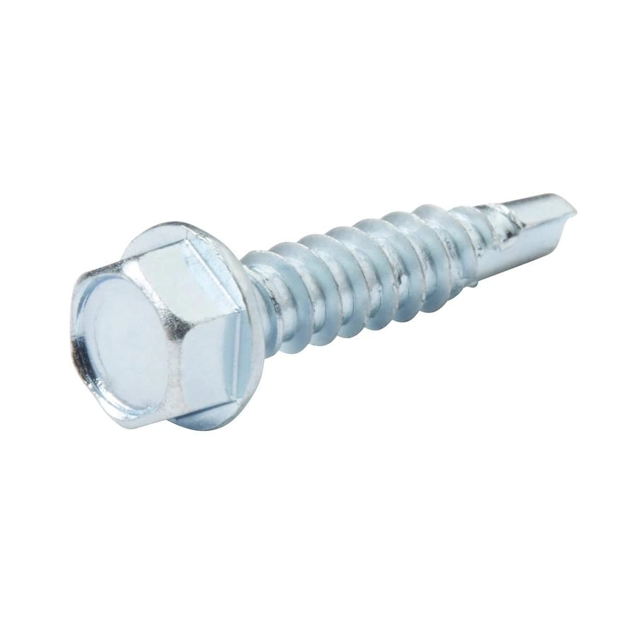 Zinc-Plated Carbon Steel Drilling Hex Screw Pack 5.5mm 25mm