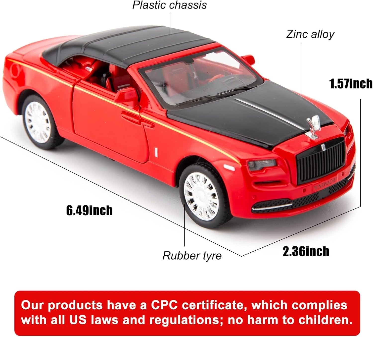Rolls Royce Phantom - 1.32 Scale 1pcs