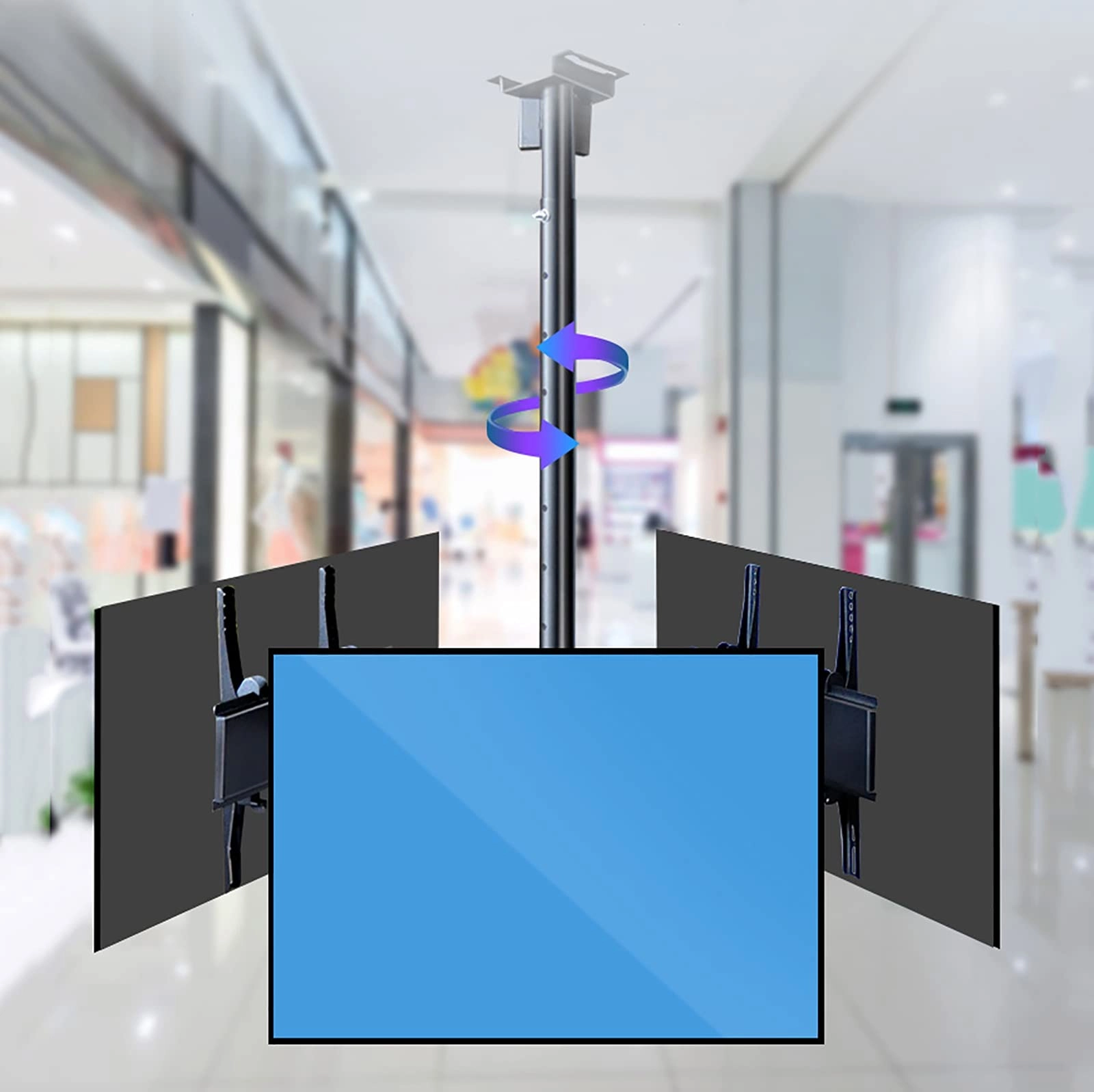 TV Ceiling Mount - 50kg 32-75 inch